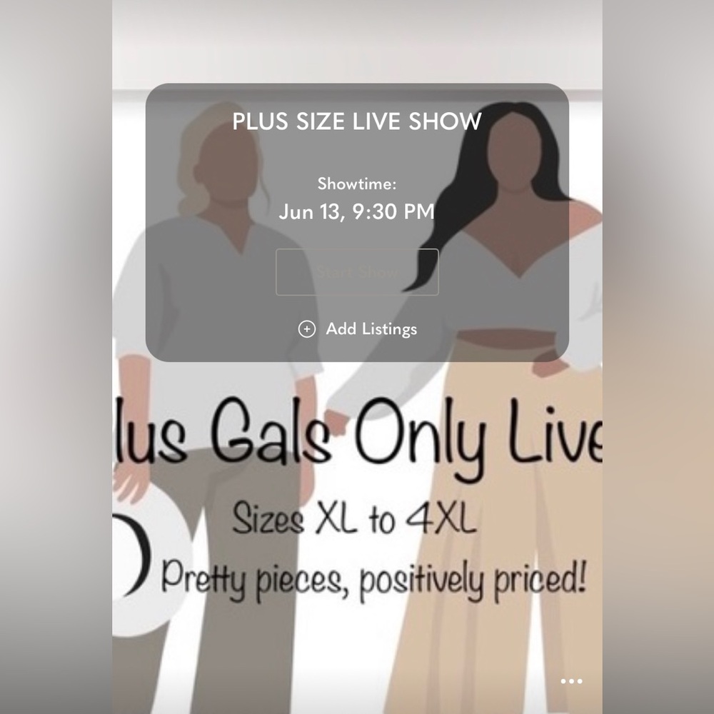 ♥️ ALERT PLUS SIZES ONLY SHOWS ♥️